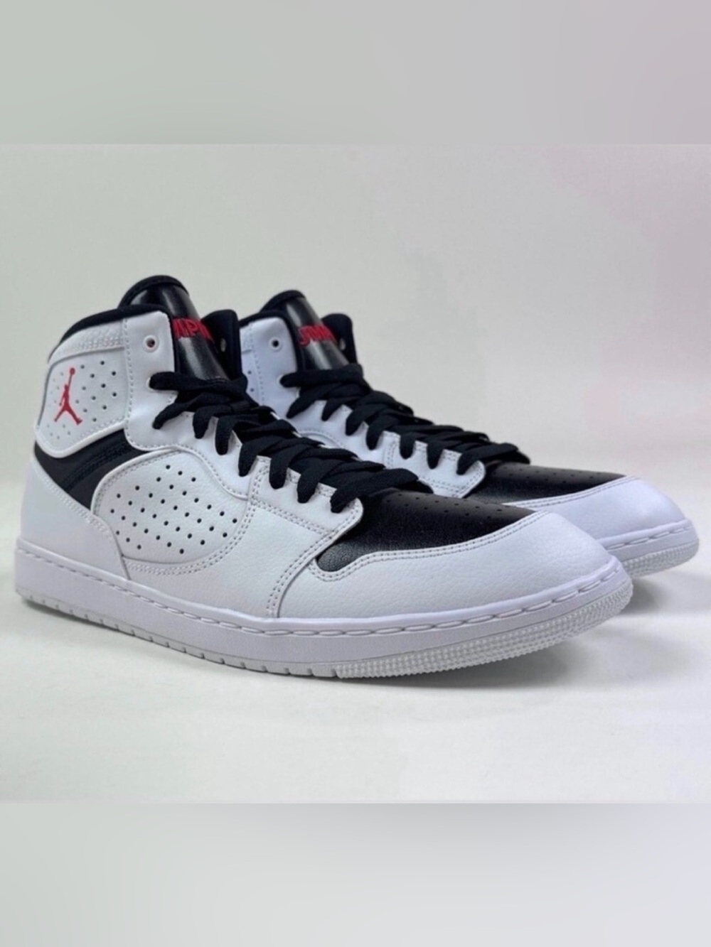 Nike Jordan Access Mens 11 White Black Sneakers Shoes Casual Athletic AR3762-101